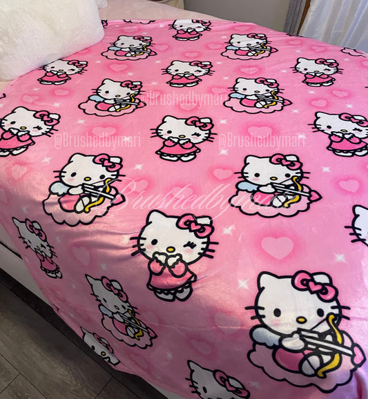 Pink XL Valentines Blanket