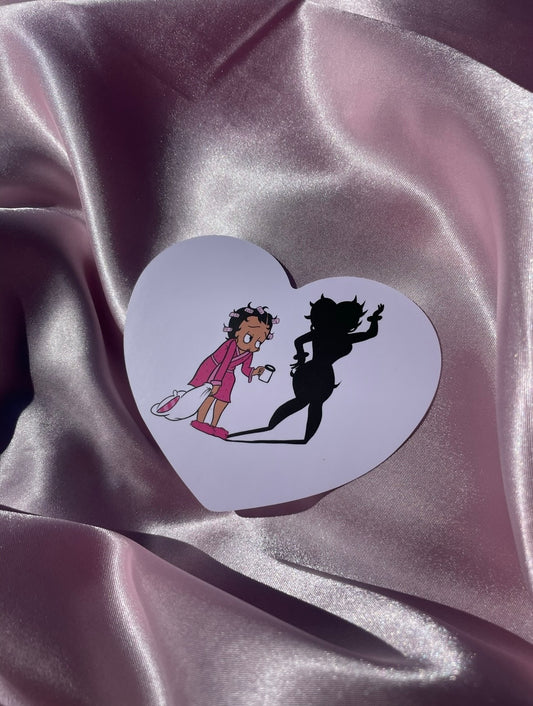 Betty Boop Heart sticker